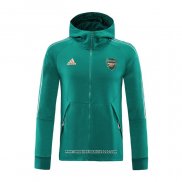 Giacca con Capucha Arsenal 2020 2021 Verde