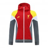 Giacca con Capucha Liverpool 2021 2022 Rosso