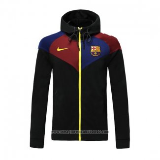 Giacca con Capucha FC Barcellona 2020 2021 Nero