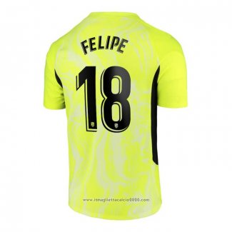 Maglia Atletico Madrid Giocatore Felipe Terza 2020 2021