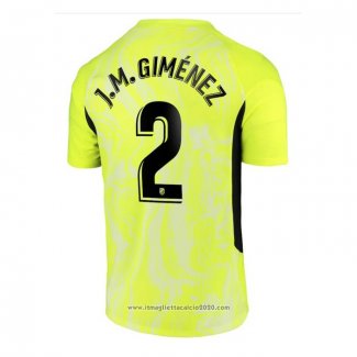 Maglia Atletico Madrid Giocatore J.m.gimenez Terza 2020 2021