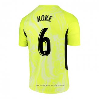 Maglia Atletico Madrid Giocatore Koke Terza 2020 2021