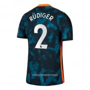 Maglia Chelsea Giocatore Rudiger Terza 2021 2022