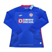 Maglia Cruz Blu Home Manica Lunga 2020 2021