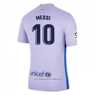 Maglia FC Barcellona Giocatore Messi Away 2021 2022