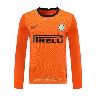 Maglia Inter Portiere Manica Lunga 2020 2021 Arancione