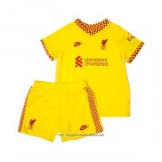 Maglia Liverpool Terza Bambino 2021 2022