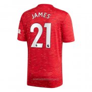 Maglia Manchester United Giocatore James Home 2020 2021