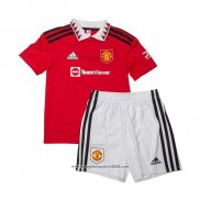 Maglia Manchester United Home Bambino 2022 2023