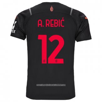 Maglia Milan Giocatore A.rebic Terza 2020 2021