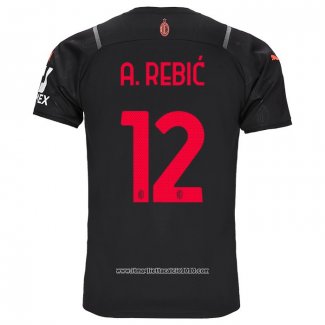 Maglia Milan Giocatore A.rebic Terza 2021 2022