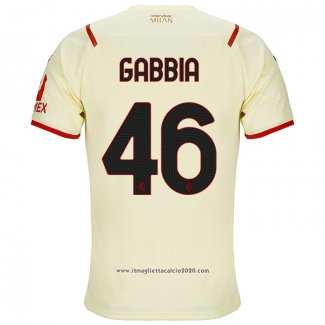 Maglia Milan Giocatore Gabbia Away 2021 2022