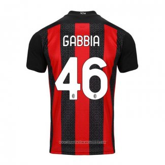 Maglia Milan Giocatore Gabbia Home 2020 2021