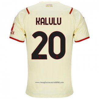 Maglia Milan Giocatore Kalulu Away 2021 2022