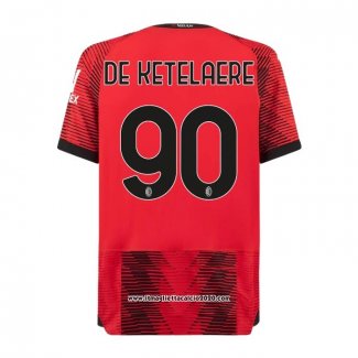 Maglia Milan Giocatore Ketelaere Home 2023 2024