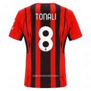Maglia Milan Giocatore Tonali Home 2021 2022