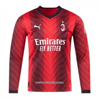 Maglia Milan Home Manica Lunga 2023 2024