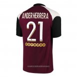 Maglia Paris Saint-Germain Giocatore Ander Herrera Terza 2020 2021