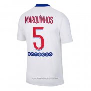 Maglia Paris Saint-Germain Giocatore Marquinhos Away 2020 2021