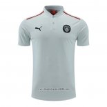 Maglia Polo Manchester City 2022 2023 Grigio