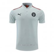 Maglia Polo Manchester City 2022 2023 Grigio