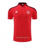 Maglia Polo Manchester United 2022 2023 Rosso