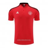 Maglia Polo Manchester United 2022 2023 Rosso