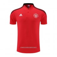 Maglia Polo Manchester United 2022 2023 Rosso