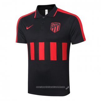 Maglia Polo Atletico Madrid 2020 2021 Nero