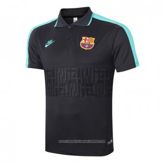 Maglia Polo FC Barcellona 2020 2021 Nero