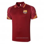 Maglia Polo FC Barcellona 2020 2021 Rosso