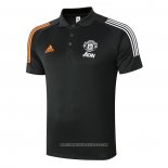 Maglia Polo Manchester United 2020 2021 Grigio