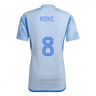 Maglia Spagna Giocatore Koke Away 2022