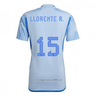 Maglia Spagna Giocatore Llorente R. Away 2022