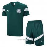 Tuta da Track Palmeiras Manica Corta 202023 2024 Verde - Pantalon Corto