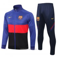 Tuta da Track Giacca FC Barcellona 2020 2021 Blu e Rosso