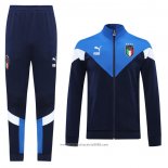Tuta da Track Giacca Italia 2020 2021 Blu