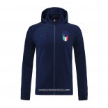 Giacca con Capucha Italia 2021 2022 Blu