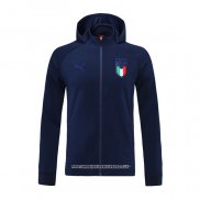 Giacca con Capucha Italia 2021 2022 Blu