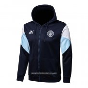 Giacca con Capucha Manchester City 2021 2022 Blu