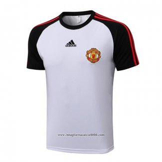 Maglia Allenamento Manchester United 2021-2022 Bianco