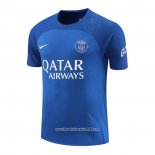 Maglia Allenamento Paris Saint-Germain 2022 2023 Blu Oscuro