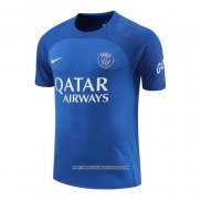 Maglia Allenamento Paris Saint-Germain 2022 2023 Blu Oscuro