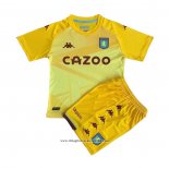 Maglia Aston Villa Portiere Bambino 2021 2022 Giallo