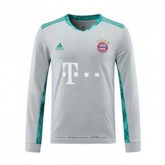 Maglia Bayern Monaco Portiere Manica Lunga 2020 2021 Grigio