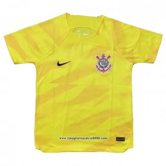 Thailandia Maglia Corinthians Portiere 2023 Giallo