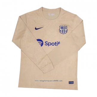 Maglia FC Barcellona Away Manica Lunga 2022 2023