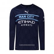 Maglia Manchester City Terza Manica Lunga 2021 2022