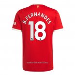 Maglia Manchester United Giocatore B.Fernandes Home 2021 2022