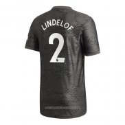 Maglia Manchester United Giocatore Lindelof Away 2020 2021